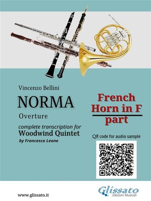 cover image of French Horn in F part of "Norma" for Woodwind Quintet